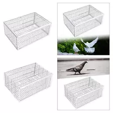 Pigeon Trap Cage Portable Bird Trap Cage for Pigeons Gardens Orchards