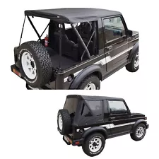 For 86-94 Suzuki Samurai Replacement Soft Top w/ Removable Tinted ZipOut Windows (For: 1987 Suzuki Samurai)