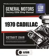 1970 Cadillac Shop Manuals, Sales Data & Parts Books on USB (For: 1970 Cadillac)