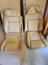 Original 1988 Pontiac Fiero GT Tan Seat Covers- LIKE NEW!!!!!