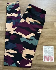 NEW RELEASE Lularoe Leggings Size Tween Beautiful Camouflage Camo Print New