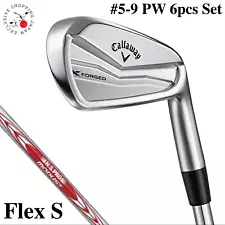 Callaway 2024 X FORGED IRON #5-9 PW 6pc Set N.S.PRO MODUS3 Tour 105 Steel Flex S