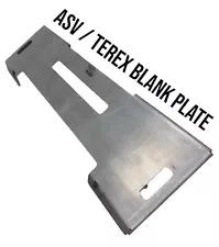 ASV / TEREX Blank Mount Plate USA MADE. ASV RC30 - RT25 - RT40. PT30 - R070T