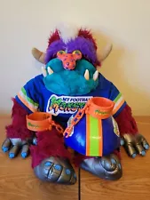 Complete Vintage 1986 My Pet Monster Football W/ Jersey Cuffs Helmet