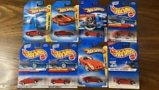 Hot Wheels Ferrari Lot Of 8 GTO 458 F430 456M F355 365 GTB 250 F50 Diecast Red