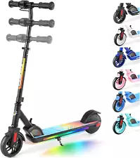 Caroma Electric Scooter for Kids, 150W/180W Motor, Max 7 Miles, Adjustable Heigh