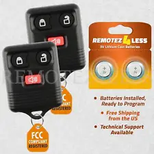 2 For 1999 2000 2001 2002 2003 2004 2005 2006 2007 Ford F-150 Remote Car Key Fob