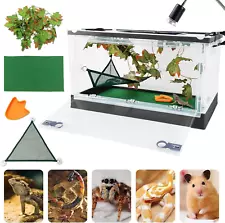 Portable Foldable Terrarium Kits for Reptiles Heat-Resistant Material Easy to Mo