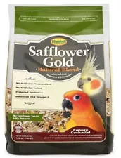 Higgins Safflower Gold Natural Food For Conure Cockatiel 3 LB sale