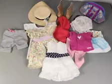 American Girl Other Doll Mixed Clothes Lot Outfits Boots Hat Dress Skirt