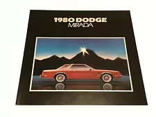 1980 DODGE MIRADA SALES BROCHURE CATALOG IN EXCELLENT CONDITION