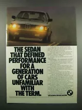 1983 BMW 320i Ad - Defined Performance