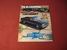 1979 Chevy Elcamino Pickup Truck Sales Brochure Booklet Catalog Old Original