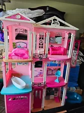 Barbie Dream House Playset, Pink - FFY84