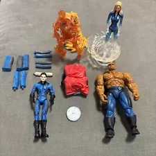 Fantastic Four 2005 ToyBiz Figures lot Of 4 Mr. Fantastic The Thing Human Torch