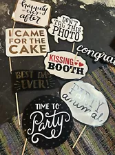 wedding photo booth props