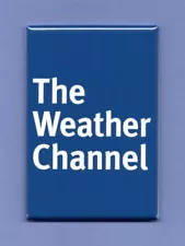 THE WEATHER CHANNEL LOGO *2X3 FRIDGE MAGNET* ON DEMAND TV SHOW STORM COVERAGE