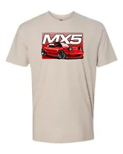 Cartoon Rocket Bunny MX5 Shirt *SUPER Soft 60/40 Blend T Shirt* T JDM Cars Miata