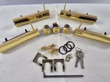 77-90 Chevy Caprice Impala 4DR. 24k Gold Door Handle Locks Set Donk Lowrider