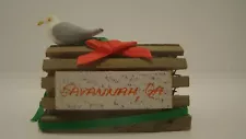 Savannah, GA Dove/Quail Cage Ornament 2.5" Long 1993