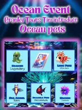 Kraken, Lionfish, Sea Angel, Ocean Sticker Pack & MORE Adopt Ocean Pet's From Me