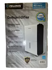 Pelonis 40 Pint Dehumidifier PAD40C1AWT White Quiet Auto Defrost Energy Star