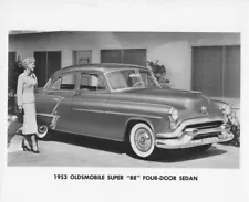 1953 Oldsmobile Super 88 Four Door Sedan Press Photo 0043