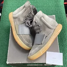 Adidas Yeezy Boost 750 Grey Gum Sz: 9 Used CHEAPEST PAIR ON EBAY! SHIPS FAST!