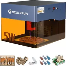 Sculpfun iCube Pro Laser Engraver 5W Higher Accuracy Portable Engraving Machine