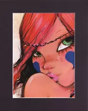 8X10" Matted Print Graffiti Street Art Picture: by Fafi