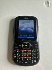 LG BLACK Cell Phone Full Qwerty Black Berry Vintage