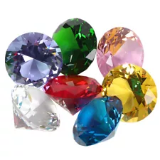 100pcs Acrylic Crystal Diamond Rhinestones Gemstone Fake Crushed Ice Rocks