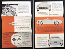 RARE! FIRST ORIG 1953 Chevrolet Corvette Dealer Sales Brochure (For: 1953 Chevrolet Corvette)