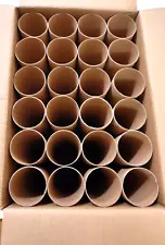 New Listing24 Pack Brown Empty Cardboard Tubes for Crafts DIY 10"L x 1.7"W Bright Creations