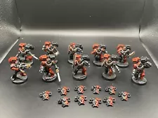 Warhammer 40K Blood Angels Pro Painted X10 Assault Squad B, Army For Sale! Look!