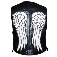 Cosplay The Walking Dead Daryl Dixon Mens Vest Halloween Angle Wings Jacket