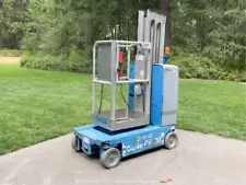 2015 Genie GR-20 20' Electric Vertical Mast Lift Manlift Aerial Platform bidadoo