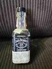 Rare Jack Daniels 1/2 Pint 1970's Old No 7 Sales Meeting Tennessee Tax Bottle