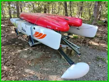 ALL NEW 2017 Hobie Cat 13’ Catamaran Wave Sailboat & (2) Hobie Kayaks & Trailer