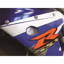 Flush Mount Turn Signals for Suzuki GSX-R 600/750/1000 - Clear S02GS-SIG-CLR (For: 2002 Suzuki GSXR600)