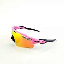 Oakle Radar EV Patn OO9208 Sunglasses Pink Frame Black Foot Red Polarization