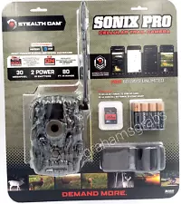 STEALTH CAM SONIX PRO CELLULAR TRAIL/GAME CAMERA auto connect Verizon + AT&T NEW