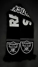 Oakland Raiders Season Ticket Member Silver & Black Scarf