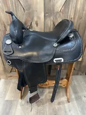 16” Tex Tan Western Trail Saddle Model 08-TF409B6 *Package*