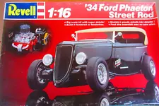 Vintage Revell 7473 '34 FORD PHAETON STREET ROD 1:16ð 1987 Issue 1934