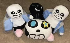 Undertale Nightmare Sans plushies original Sans Plushie Bundle Video Game Plush