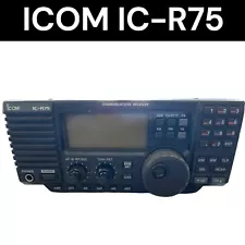 [See Description] ICOM IC-R75 High Performance Receiver Receiving Machine Japan