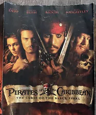 Pirates of the Caribbean Curse of Black Pearl 50x21 Movie Poster DISNEY Premiere