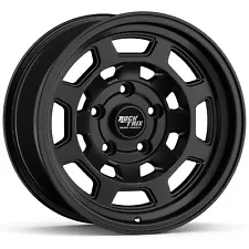 17" RockTrix RT117 Black Wheel, 17x9 -12mm Offset, 4.5" Backspace, 5x5 5x127 Rim