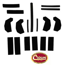 Crown HARD TOP FOAM BLOCKER SEAL KIT 68026937AB 13510.70 FOR 07-18 JEEP WRANGLER (For: 2014 Jeep Wrangler)